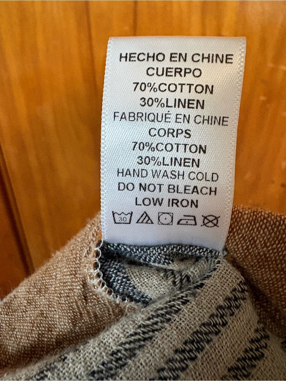 NWOT Cotierra Stripe Linen Blend Balloon Pants-Light Brown, Navy, Black, Beige - Picture 5 of 9